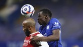 FOTO: Chelsea Dipecundangi Arsenal di Liga Inggris Arsenal secara mengejutkan berhasil mempecundangi Chelsea pada lanjutan Liga Inggris di Stamford Bridge, Kamis (13/5) dini hari WIB.