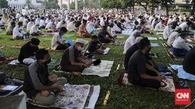 Kisah Jemaah Masjid Al Azhar yang Tak Khawatir Salat Ied