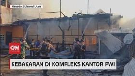 VIDEO: Kebakaran di Kompleks Kantor PWI