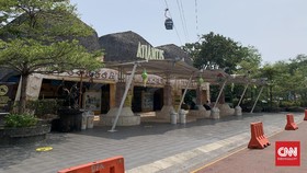 Lebaran Hari Pertama, Ancol Sepi Pengunjung
