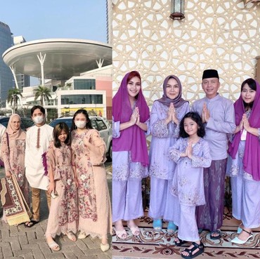 Momen Para  Artis Saat Merayakan Hari Raya Idul Fitri