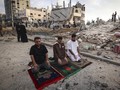 FOTO: Lebaran Rakyat Palestina di Tengah Gempuran Israel