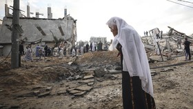 Anak Palestina Selamat usai 7 Jam Tertimbun Runtuhan di Gaza