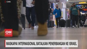 VIDEO: Maskapai Internasional Batalkan Penerbangan ke Israel