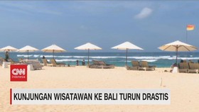 VIDEO: Kunjungan Wisatawan ke Bali Turun Drastis