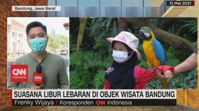 VIDEO: Suasana Libur Lebaran di Objek Wisata Bandung