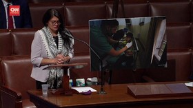 VIDEO: Tangis Anggota Kongres AS Bela Palestina