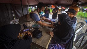 56 Pengungsi Longsor Cianjur Positif Covid-19