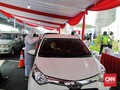 Arus Balik, Pemudik Dites Antigen di Tol Jakarta-Cikampek