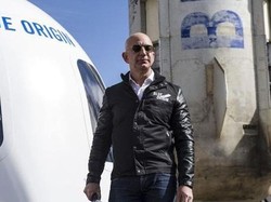 Link Streaming Nonton Jeff Bezos ke Luar Angkasa