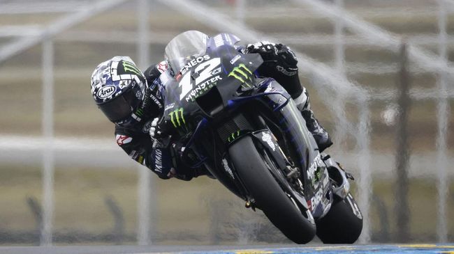 Dutch MotoGP FP3 Results: Fastest Vinales, 9th Rossi