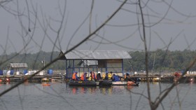 FOTO: Pencarian Korban Perahu Tenggelam di Waduk Kedung Ombo
