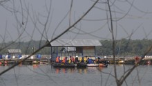 FOTO: Pencarian Korban Perahu Tenggelam di Waduk Kedung Ombo