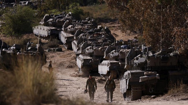 Israel Bertekad Gempur Terus Gaza sampai Hamas Hancur Israel bertekad terus menyerang sampai dapat menghancurkan kemampuan sayap militer Hamas dan kelompok militan lainnya di Jalur Gaza, seperti Jihad Islam.