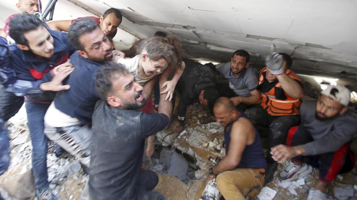 FOTO: Bocah Gaza Terhimpit Perang dan Penjajahan