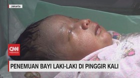 VIDEO: Penemuan Bayi Laki-Laki di Pinggir Kali