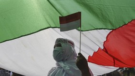 Massa Aksi Bela Palestina Kembali Geruduk Kedubes AS Jakarta