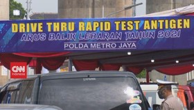 VIDEO: Tes Antigen Masih Diberlakukan di Tol Japek