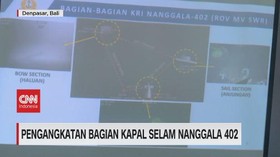 VIDEO: Pengangkatan Bagian Kapal Selam Nanggala 402