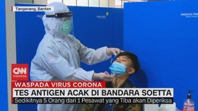VIDEO: Tes Antigen Acak di Bandara Soetta