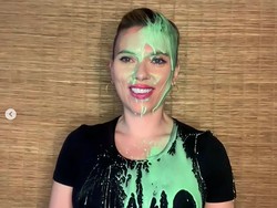 Scarlett Johansson Ngamuk Wajahnya Belepotan Saat Siaran Live Gegara Suami