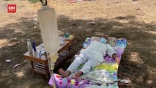 VIDEO: Covid-19 India Meluas, Pasien Dirawat di Bawah Pohon
