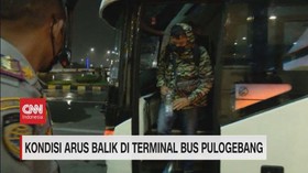 VIDEO: Kondisi Arus Balik di Terminal Bus Pulogebang