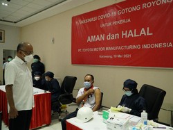 Toyota Indonesia Vaksinasi Ribuan Karyawan