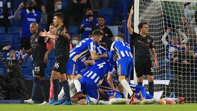 Hasil Liga Inggris: Man City Kalah 2-3 dari Brighton
