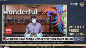 VIDEO: Menparekraf Minta KPC-PEN Setujui Dana Hibah