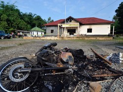 Begini Cara Polda Lampung Audit Kinerja Polsek Candipuro yang Dibakar