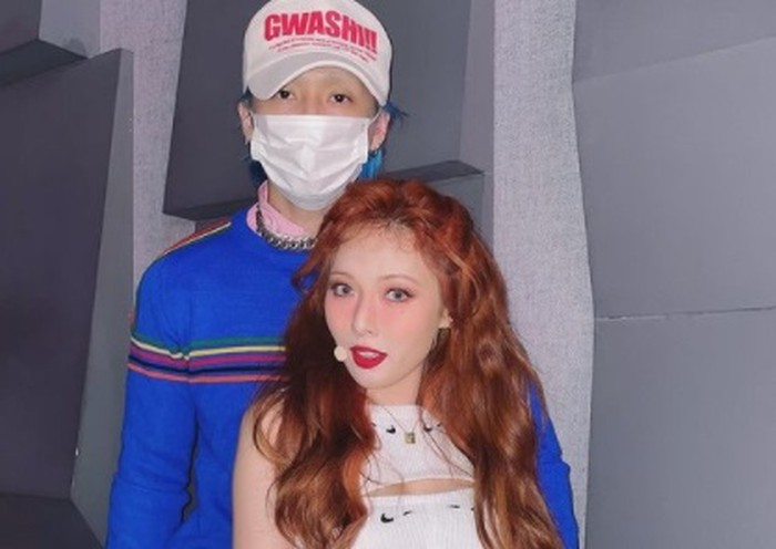 Sebelumnya, Dawn merupakan anggota boy group PENTAGON, sedangkan HyunA tergabung dalam girl group 4Minute serta aktif sebagai penyanyi solo di Cube Entertainment / foto: instagram.com/hyunah_aa