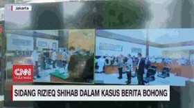 VIDEO: Sidang Rizieq Shihab dalam Kasus Berita Bohong