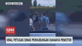 VIDEO: Viral Petugas Dishub Dianiaya Pemotor