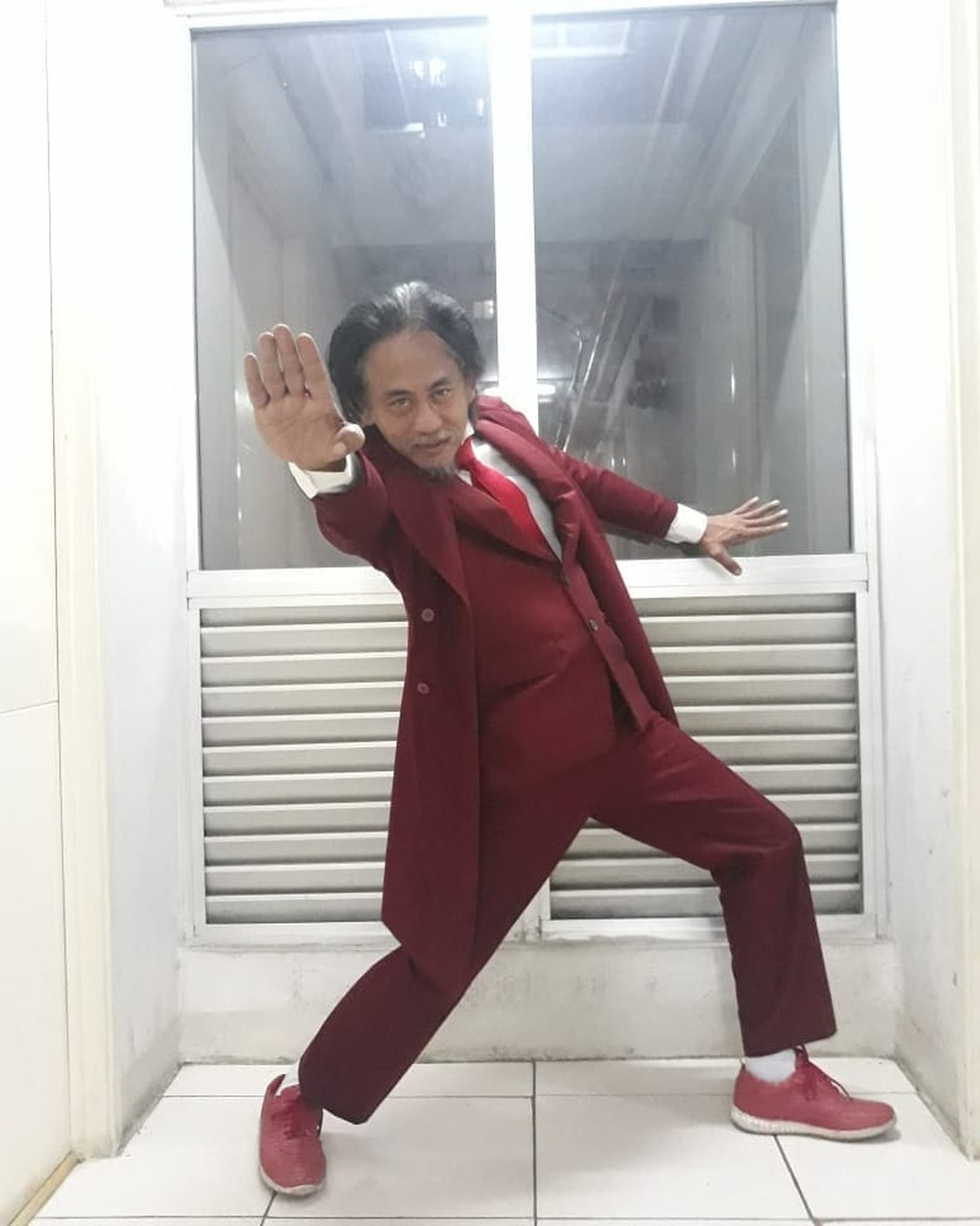 Sikap Epy Kusnandar saat dicegat pihak berwajib ketika mudik jadi sorotan&period; Yuk kita intip potret artis senior ini&excl;