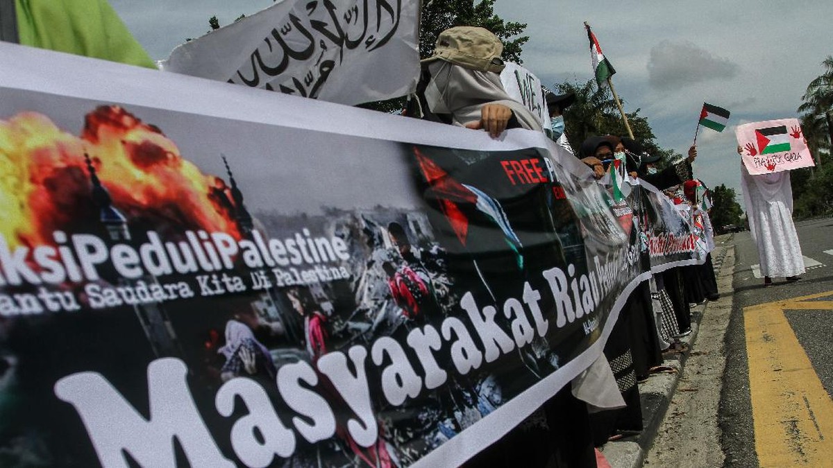 FOTO: Aksi Bela Palestina di Penjuru Nusantara
