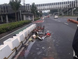 Pemobil Tabrak Lari Pedagang Mi Ayam di Jl Sudirman Ditangkap Polisi