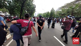 Hendak Bakar Bendera Israel, Peserta Aksi Palestina Ditangkap