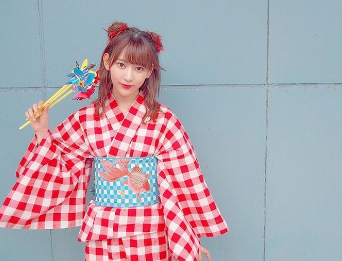 Baru satu tahun debut, Sakura berhasil menduduki posisi 47 dalam AKB48 4th Senbatsu Election, dan menjadi satu-satunya anggota HKT48 yang berhasil masuk dalam ajang tersebut / foto: instagram.com/39saku_chan