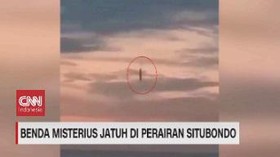 VIDEO: Benda Misterius Jatuh di Perairan Situbondo