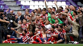 FOTO: Atletico Madrid Juara Liga Spanyol