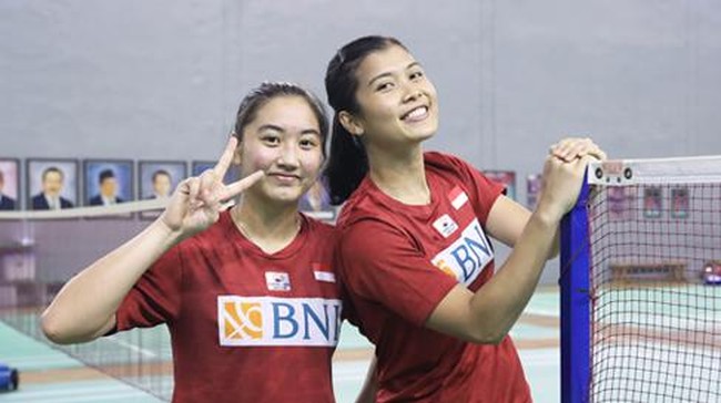 Ganda putri Indonesia Yulfira Barkah/Febby Valencia Dwijayanti Gani juara Spain Master 2021 usai menaklukkan wakil Denmark Amalie Magelund/Freja Ravn.