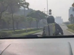 Viral Aksi ASN Kejar Begal Payudara Pesepeda di Kemayoran Jakpus