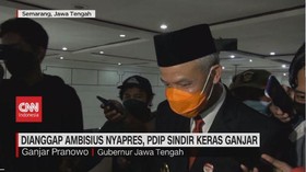 VIDEO: Dianggap Ambisius Nyapres, PDIP Sindir Keras Ganjar