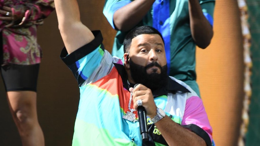 DJ Khaled performs at the 2021 Billboard Music Awards at the Microsoft Theatre in Los Angeles, Ca