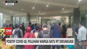 VIDEO: Positif Covid19, Puluhan Warga Satu RT Dievakuasi