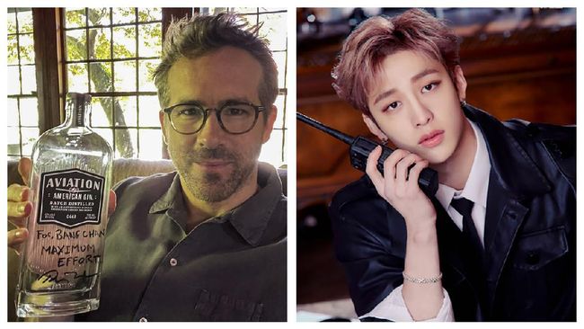 Aksi saling sanjung antara aktor Ryan Reynolds dan Boyband Stray Kids berlanjut dengan saling tukar tanda tangan.