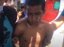 Detik-detik Penangkapan Tahanan yang Kabur dari Rutan Polda Sultra