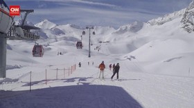 VIDEO: Resor Ski Italia Dibuka Lagi, Pengunjung Antusias