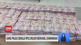 VIDEO: Uang Palsu Senilai Rp11 Miliar Berhasil Diamankan